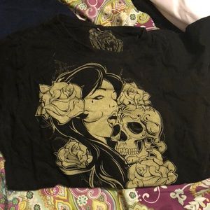 Sugar skull t-shirt vintage